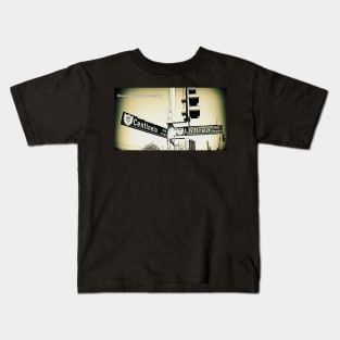 Centinela Avenue & La Brea Avenue2, Inglewood, California by Mistah Wilson Kids T-Shirt